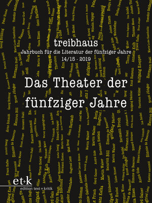 cover image of Das Theater der fünfziger Jahre